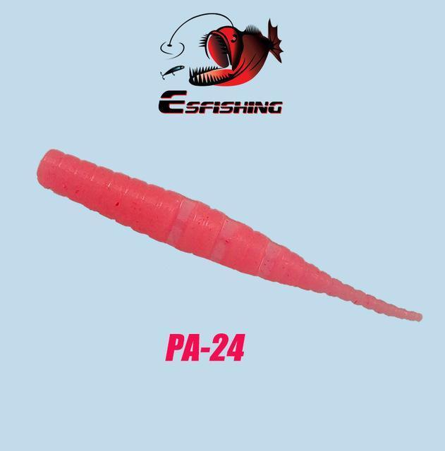 Fishing Lure Soft Worm Ice Fishing Bait Soft 20Pcs 4.2Cm/0.5G Polaris Artificial-Esfishing-PA24-Bargain Bait Box
