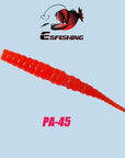 Fishing Lure Soft Worm Ice Fishing Bait Soft 20Pcs 4.2Cm/0.5G Polaris Artificial-Esfishing-PA45-Bargain Bait Box
