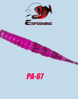 Fishing Lure Soft Worm Ice Fishing Bait Soft 20Pcs 4.2Cm/0.5G Polaris Artificial-Esfishing-PA67-Bargain Bait Box