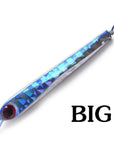 Fishing Lures 3.8G 5G Metal Jig Spoon Lure Spinner Metal Jigging Shore Cast Iron-haofishing Store-blue big-Bargain Bait Box