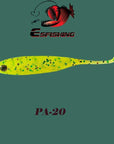 Fishing Lures Shad Soft Crankbait Bait Tackle 10Pcs 7Cm/2.8G Esfishing T-Esfishing-PA20-Bargain Bait Box
