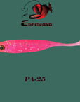 Fishing Lures Shad Soft Crankbait Bait Tackle 10Pcs 7Cm/2.8G Esfishing T-Esfishing-PA25-Bargain Bait Box