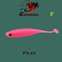 Fishing Lures Shad Soft Crankbait Bait Tackle 10Pcs 7Cm/2.8G Esfishing T-Esfishing-PA44-Bargain Bait Box