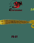 Fishing Lures Soft Lure 10Pcs 6.2Cm/1.5G Esfishing Active Slug Pesca Crankbait-Esfishing Lure Store-PA01-Bargain Bait Box