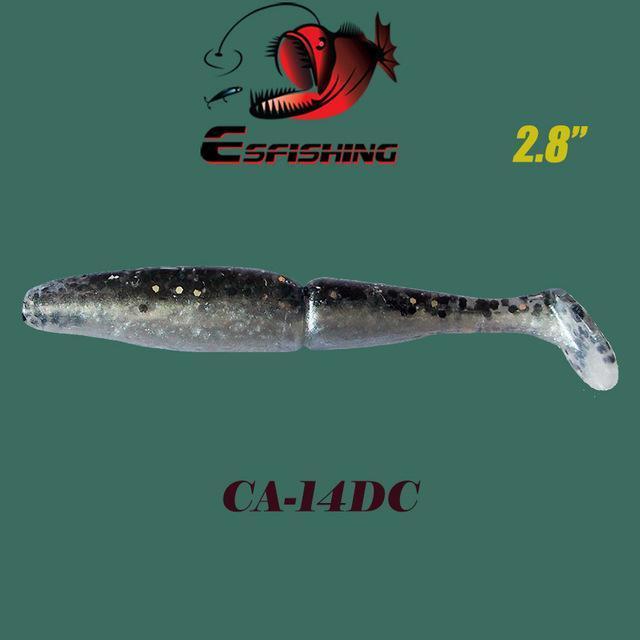 Fishing Lures Soft Lure 6Pcs Esfishing Easy Shiner 2.8&quot;Pesca Leurre Souple-Esfishing Lure Store-CA14DC-Bargain Bait Box