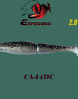 Fishing Lures Soft Lure 6Pcs Esfishing Easy Shiner 2.8"Pesca Leurre Souple-Esfishing Lure Store-CA14DC-Bargain Bait Box