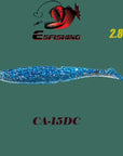 Fishing Lures Soft Lure 6Pcs Esfishing Easy Shiner 2.8"Pesca Leurre Souple-Esfishing Lure Store-CA15DC-Bargain Bait Box