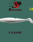Fishing Lures Soft Lure 6Pcs Esfishing Easy Shiner 2.8"Pesca Leurre Souple-Esfishing Lure Store-CA28DC-Bargain Bait Box
