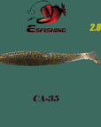 Fishing Lures Soft Lure 6Pcs Esfishing Easy Shiner 2.8"Pesca Leurre Souple-Esfishing Lure Store-CA35-Bargain Bait Box