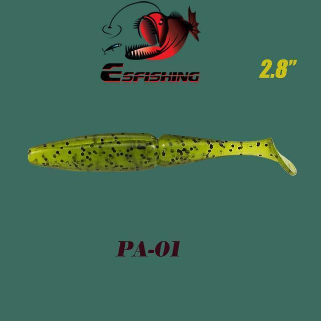 Fishing Lures Soft Lure 6Pcs Esfishing Easy Shiner 2.8&quot;Pesca Leurre Souple-Esfishing Lure Store-PA01-Bargain Bait Box