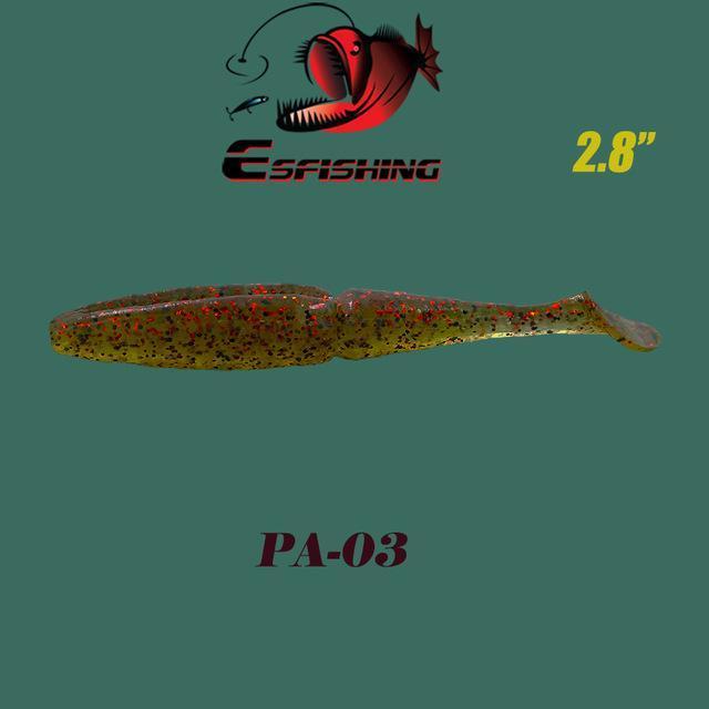Fishing Lures Soft Lure 6Pcs Esfishing Easy Shiner 2.8&quot;Pesca Leurre Souple-Esfishing Lure Store-PA03-Bargain Bait Box