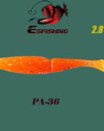 Fishing Lures Soft Lure 6Pcs Esfishing Easy Shiner 2.8"Pesca Leurre Souple-Esfishing Lure Store-PA36-Bargain Bait Box