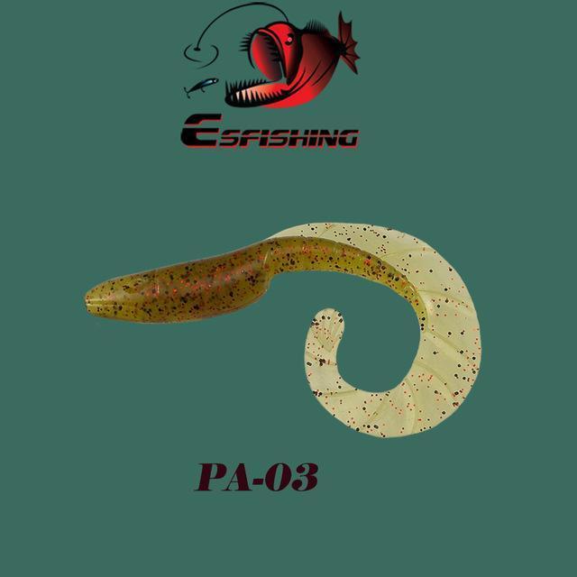 Fishing Lures Soft Silicone Pesca 10Pcs 9Cm/4.6G Esfishing Dragon Hog Grub-Esfishing Lure Store-PA03-Bargain Bait Box