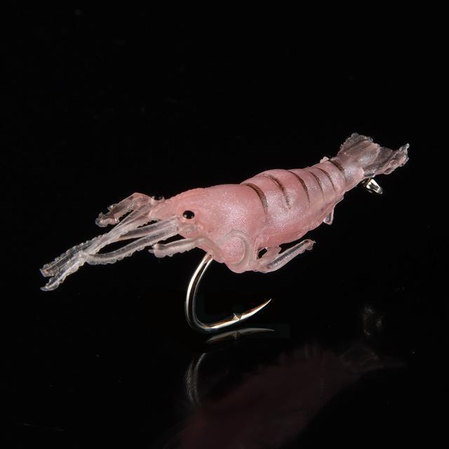 Fishing Lures Wobbler Shrimp Simulation Soft Prawn Luminous Lure With –  Bargain Bait Box