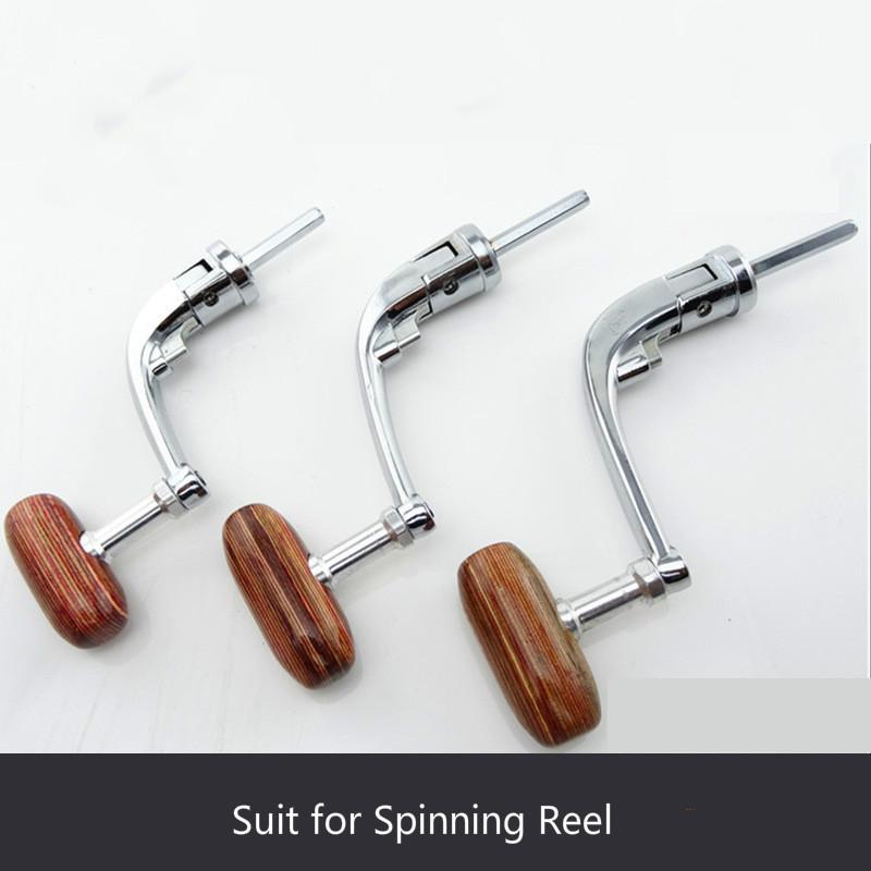 Fishing Metal Fishing Reel Wheel Handle Spinning Reel Foldable Handle Rocker Arm-Fishing Reel Handles &amp; Knobs-Bargain Bait Box-S-Bargain Bait Box