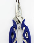 Fishing Plier Stainles Steel Fishing Fish Tackle Lure Hook Remover Line Cutter-Fishing Pliers-Bargain Bait Box-Blue-Bargain Bait Box