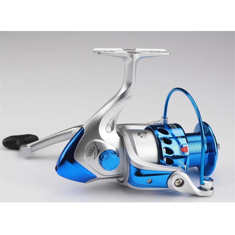 Fishing Professional Spinning Reel; 6 Bb; Non-Slip Knob;Blue Available,-Spinning Reels-SUPERFISH Store-2000 Series-Bargain Bait Box