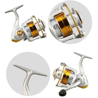 Fishing Reel Metal Spool Gear Ratio 5.5:1 Spinning Fishing Reel 12Ball Bearing-Spinning Reels-HUDA Sky Outdoor Equipment Store-1000 Series-Bargain Bait Box