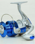 Fishing Reel Pre-Loading Spinning Wheel Metal Blue Brown Two Color 5.5:1 1000S-Spinning Reels-NUNATAK Fishing Store-Blue-1000 Series-Bargain Bait Box