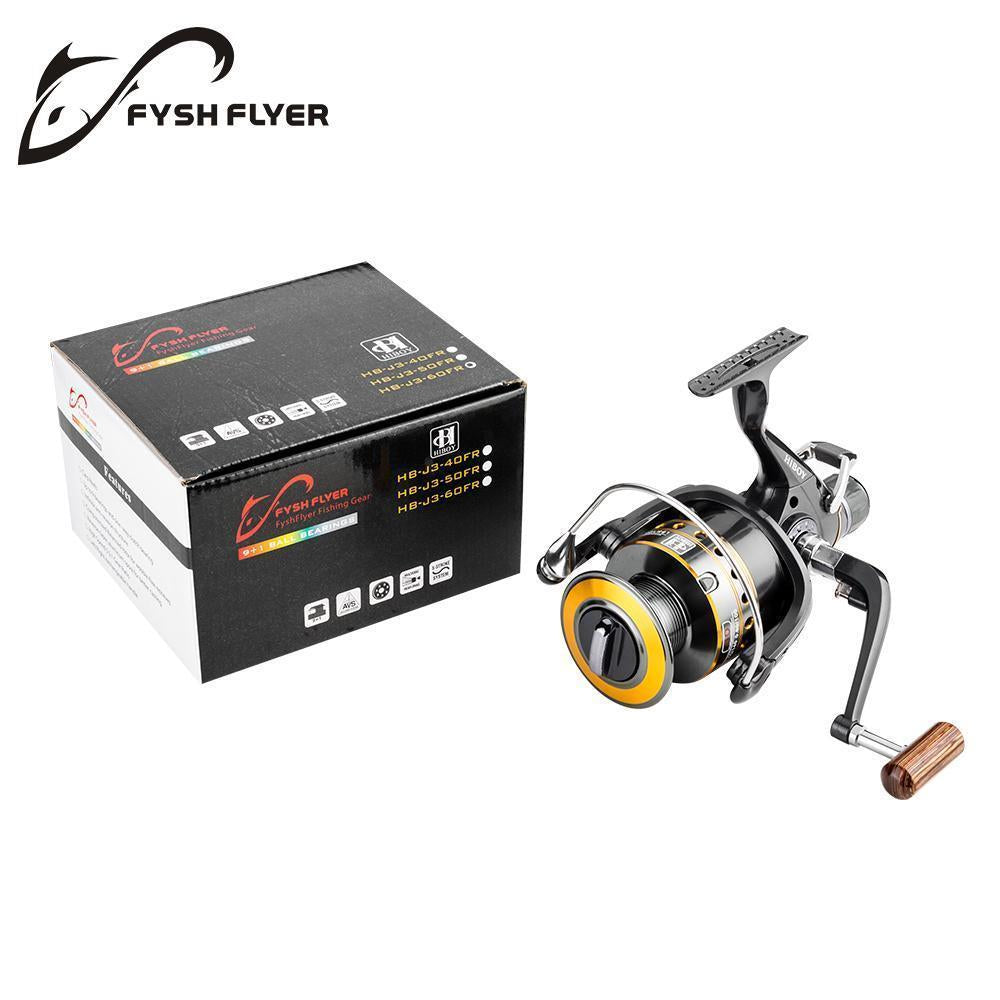 Fishing Reel Spinning Carp Reel Wooden Handle Front And Rear Carbon Drags Max-FyshFlyer Fishing Tackle Co.,Ltd-2000 Series-Bargain Bait Box