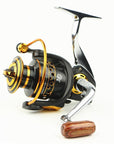 Fishing Reels Spinning Gear Ratio 5.5:1 Coil 1000/7000S Metal 12+1 Bb Best-Spinning Reels-Sequoia Outdoor Co., Ltd-1000 Series-Bargain Bait Box