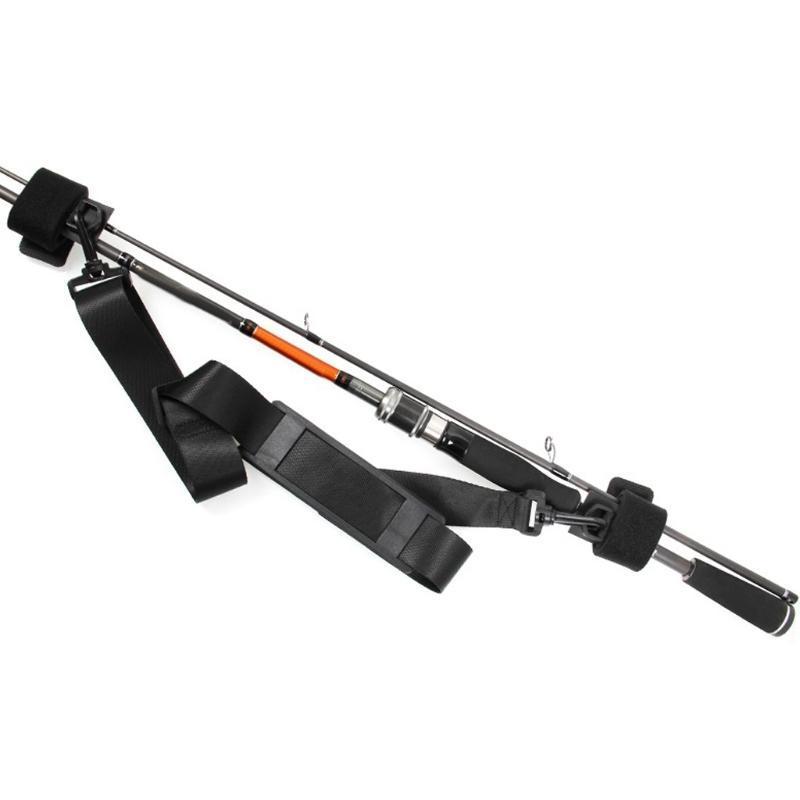 Fishing Rod Carry Strap Sling Band Adjustable Shoulder Belt Travel Tackle Holder-Boomboom Bang Store-Bargain Bait Box