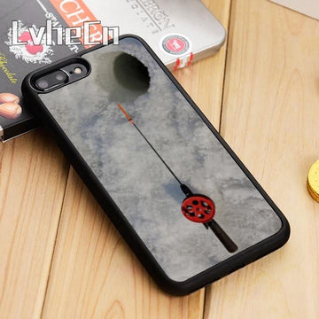 Fishing Rod Hole Ice Winter Fish Bait Phone Case Cover For Iphone 5 5S Se 6 6S 7-Fitted Cases-Betsy Store-for iPhone 4 4S-sillicon-Bargain Bait Box