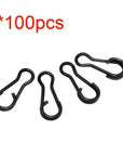 Fishing Snap Clips Speed Links Swivel Quick Change Fishing Hook Snap Carp-hirisi Official Store-AG039x100-Bargain Bait Box
