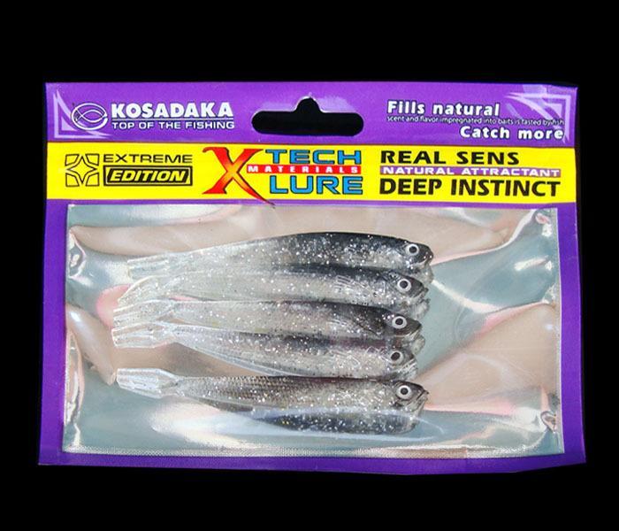 Fishing Soft Lure Bait Super Natural Attractant Artificial Black Simulation Fish-Even Sports-7cm Black Eye-Bargain Bait Box