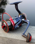 Fishing Spinning Reel Metal Spool 12 Ball Bearing 2000-7000 Series Hot Wheels-Spinning Reels-HD Outdoor Equipment Store-2000 Series-Bargain Bait Box