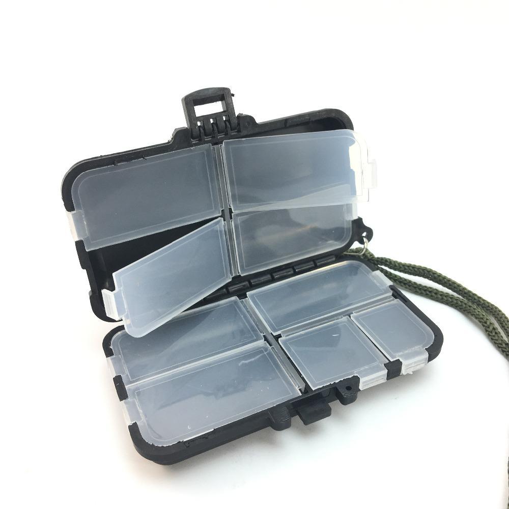 Fishing Tackle Box Fly Fishing Box Spinner Bait Minnow Popper 9 Compartments-SUPERFISH Store-Bargain Bait Box