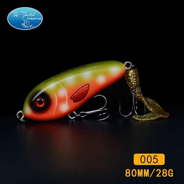 Fishing Tackle Wholesale Fishing Lure Jerk Bait Little Darling (80Mm 28G)-With-TOP TACKLE INDUSTRIES-80mm soft tail 005-Bargain Bait Box
