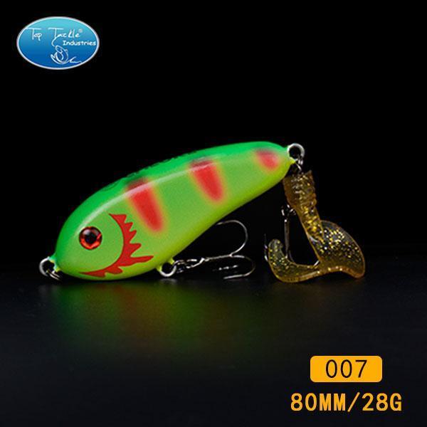 Fishing Tackle Wholesale Fishing Lure Jerk Bait Little Darling (80Mm 28G)-With-TOP TACKLE INDUSTRIES-80mm soft tail 007-Bargain Bait Box