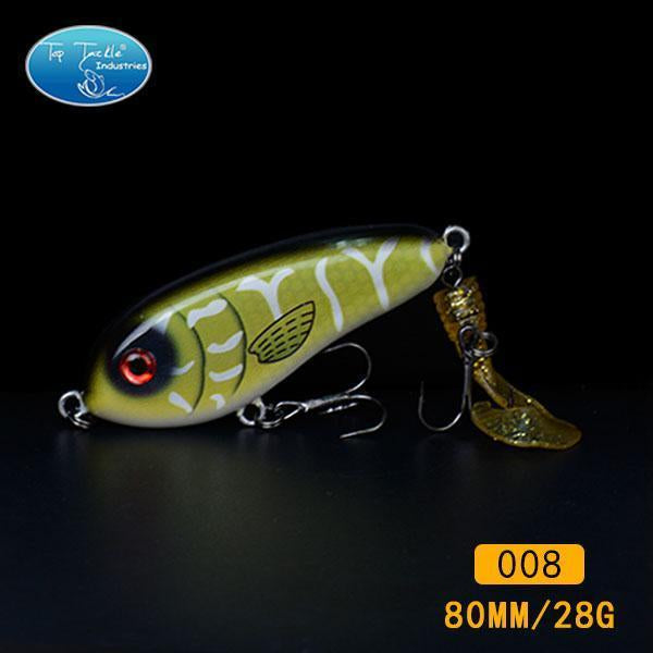 Fishing Tackle Wholesale Fishing Lure Jerk Bait Little Darling (80Mm 28G)-With-TOP TACKLE INDUSTRIES-80mm soft tail 008-Bargain Bait Box