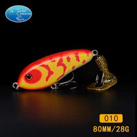 Fishing Tackle Wholesale Fishing Lure Jerk Bait Little Darling (80Mm 28G)-With-TOP TACKLE INDUSTRIES-80mm soft tail 010-Bargain Bait Box