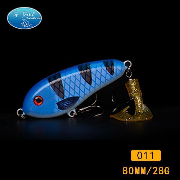 Fishing Tackle Wholesale Fishing Lure Jerk Bait Little Darling (80Mm 28G)-With-TOP TACKLE INDUSTRIES-80mm soft tail 011-Bargain Bait Box