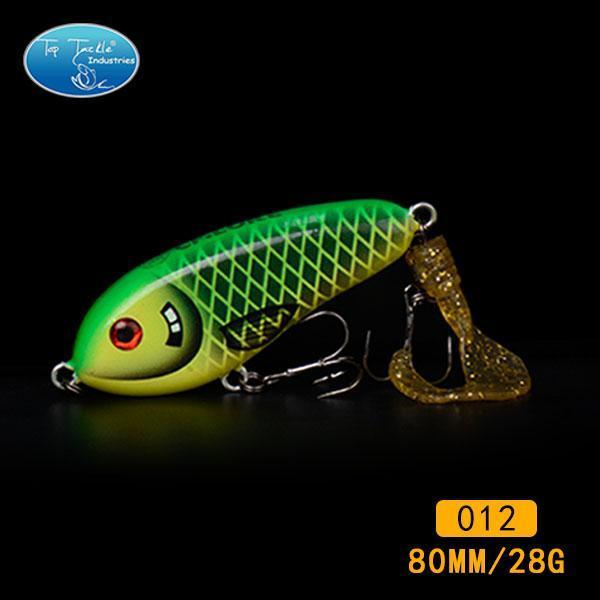 Fishing Tackle Wholesale Fishing Lure Jerk Bait Little Darling (80Mm 28G)-With-TOP TACKLE INDUSTRIES-80mm soft tail 012-Bargain Bait Box