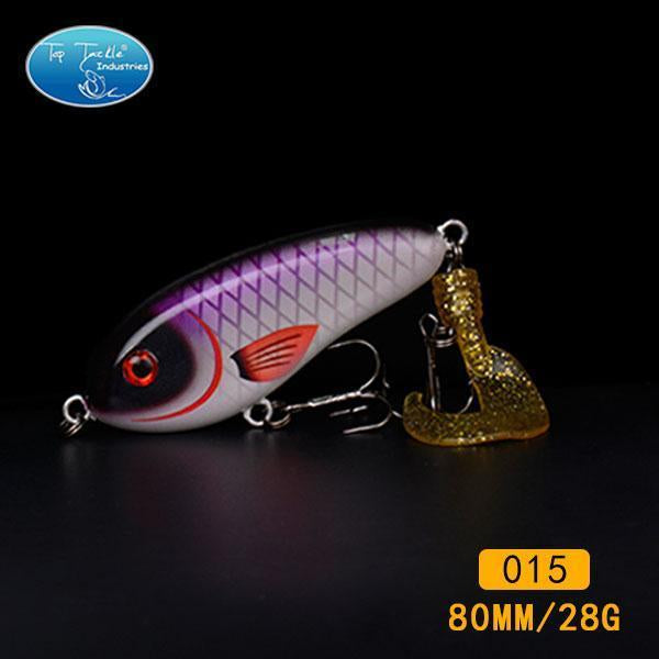 Fishing Tackle Wholesale Fishing Lure Jerk Bait Little Darling (80Mm 28G)-With-TOP TACKLE INDUSTRIES-80mm soft tail 015-Bargain Bait Box