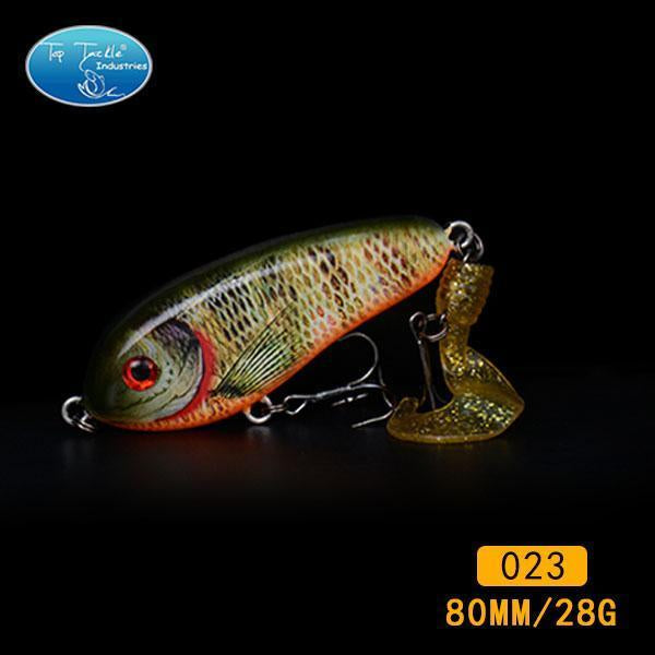 Fishing Tackle Wholesale Fishing Lure Jerk Bait Little Darling (80Mm 28G)-With-TOP TACKLE INDUSTRIES-80mm soft tail 023-Bargain Bait Box