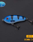Fishing Tackle Wholesale Fishing Lure Jerk Bait Little Darling 80Mm -With 2-TOP TACKLE INDUSTRIES-2 hooks 80mm 011-Bargain Bait Box