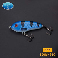 Fishing Tackle Wholesale Fishing Lure Jerk Bait Little Darling 80Mm -With 2-TOP TACKLE INDUSTRIES-2 hooks 80mm 011-Bargain Bait Box