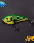 Fishing Tackle Wholesale Fishing Lure Jerk Bait Little Darling 80Mm -With 2-TOP TACKLE INDUSTRIES-2 hooks 80mm 012-Bargain Bait Box
