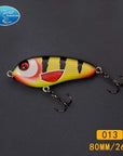 Fishing Tackle Wholesale Fishing Lure Jerk Bait Little Darling 80Mm -With 2-TOP TACKLE INDUSTRIES-2 hooks 80mm 013-Bargain Bait Box
