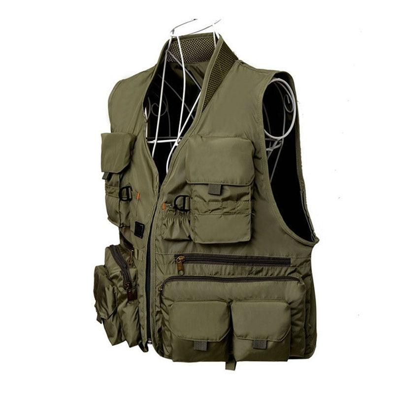 Fishing Vest Quick Dry Breathable Material-Fishing Vests-NV Bike Store-Green-L-Bargain Bait Box