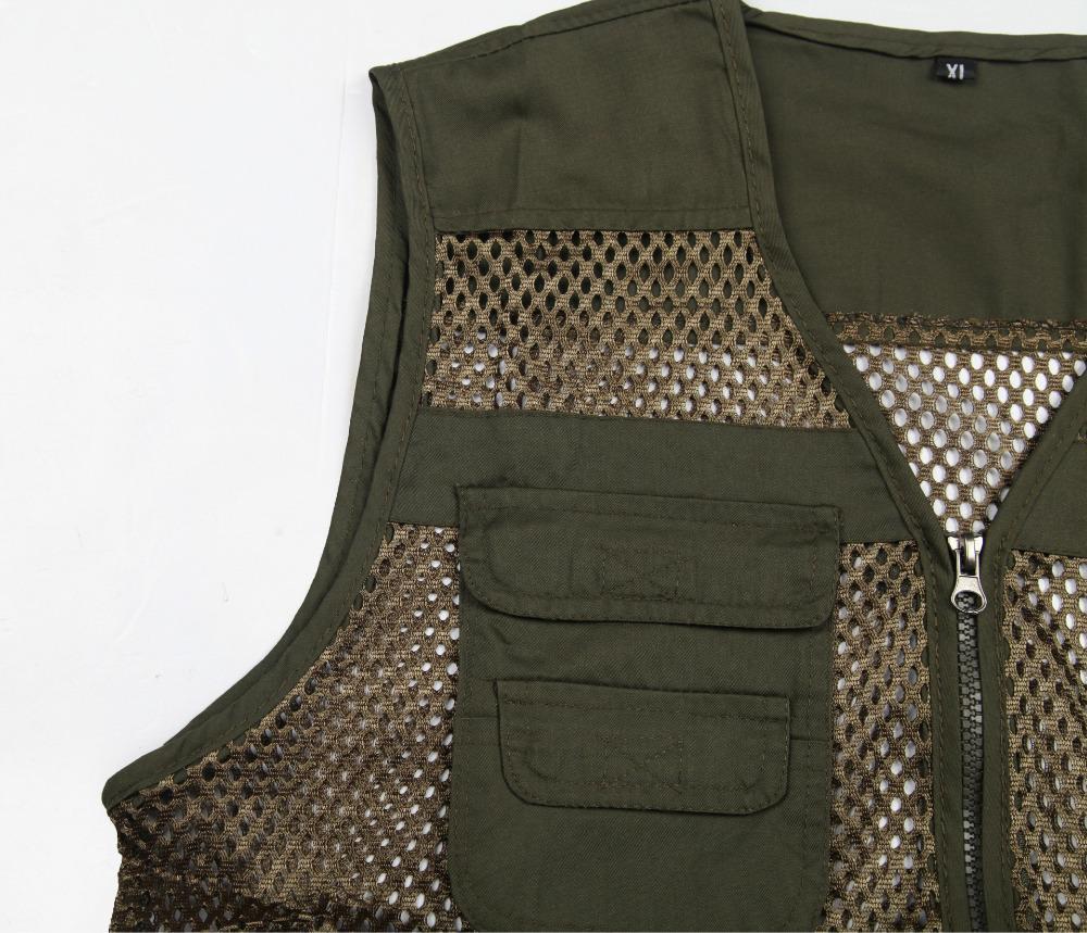 Fishing Vest Summer Outdoor Men Hiking Hunting Multi-Pocket Armygreen-exsport Store-XL-Bargain Bait Box