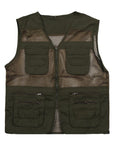 Fishing Vest Summer Outdoor Men Hiking Hunting Multi-Pocket Armygreen-exsport Store-XL-Bargain Bait Box