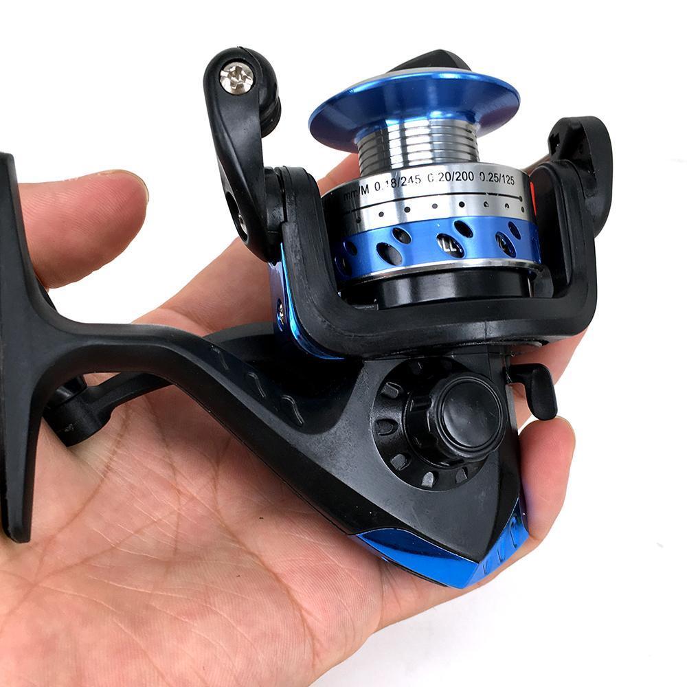 Fishing Wheel Small Reel Front Drag Spinning Fishing Reel Metal Spool 3Bb-Spinning Reels-HUDA Sky Outdoor Equipment Store-Gold-Bargain Bait Box