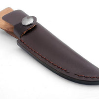 Fixed Blade Knife Tool Belt Loop Case Holder Leather Sheath Scabbard Holster-Huntress Store-Brown-Bargain Bait Box