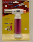 Flame Gun Torch Butane Lighter Burning Torch Electricity Ignite Outdoor Gas-Resistland Store-Pink-Bargain Bait Box