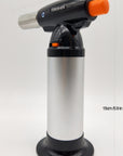 Flame Gun Torch Butane Lighter Burning Torch Electricity Ignite Outdoor Gas-Resistland Store-Sliver color-Bargain Bait Box